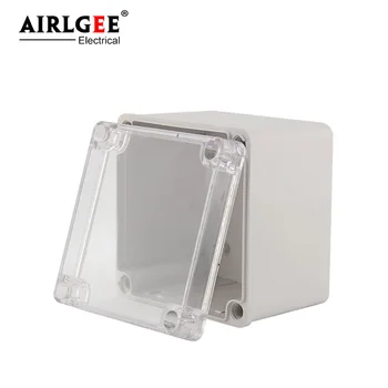 125 * 125 * 100mm transparent cover ABS waterproof junction box IP65 plastic cable box can be customized opening
125 * 125 * 100mm transparent cover ABS waterproof junction box IP65 plastic cable box can be customized opening