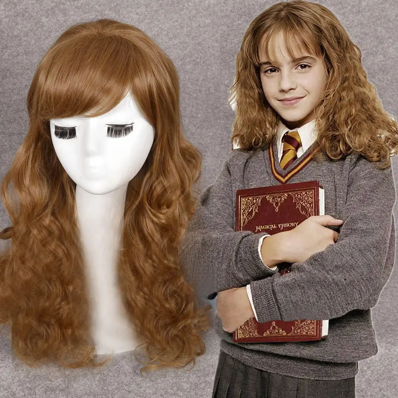 Movie Hermione Jean Granger Cosplay Wig Brown Wavy Role Play Hair Wigs For Costumes
Movie Hermione Jean Granger Cosplay Wig Brown Wavy Role Play Hair Wigs For Costumes