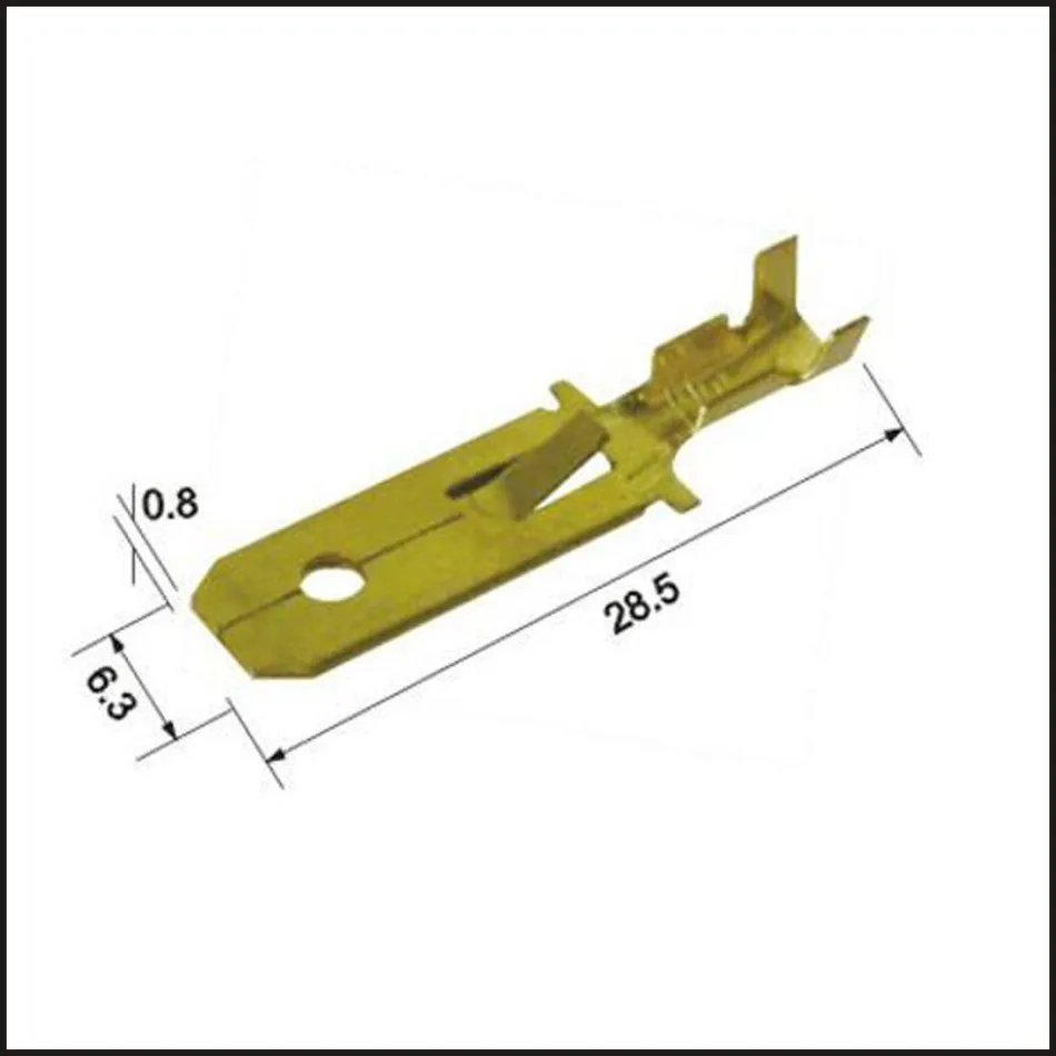 Terminals wire connector female cable male terminal Plugs sockets seal Copper H62Y2 DJ612-6.3A/B | Обустройство дома