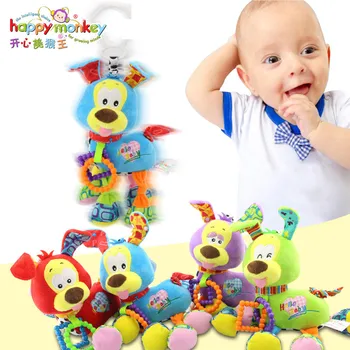 Happy Monkey Baby Bed stroller Hanging Dog Plush vibration Toy Rattle Teether newborn baby Multifunction Educational Toy
Happy Monkey Baby Bed stroller Hanging Dog Plush vibration Toy Rattle Teether newborn baby Multifunction Educational Toy