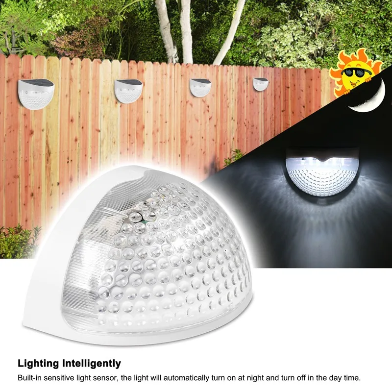 10pcs/lot 6 LED Solar Garden Light Waterproof Fence Garden Light Wall Lamp Auto ON/OFF for Outdoor Lighting Garden Decoration
10pcs/lot 6 LED Solar Garden Light Waterproof Fence Garden Light Wall Lamp Auto ON/OFF for Outdoor Lighting Garden Decoration