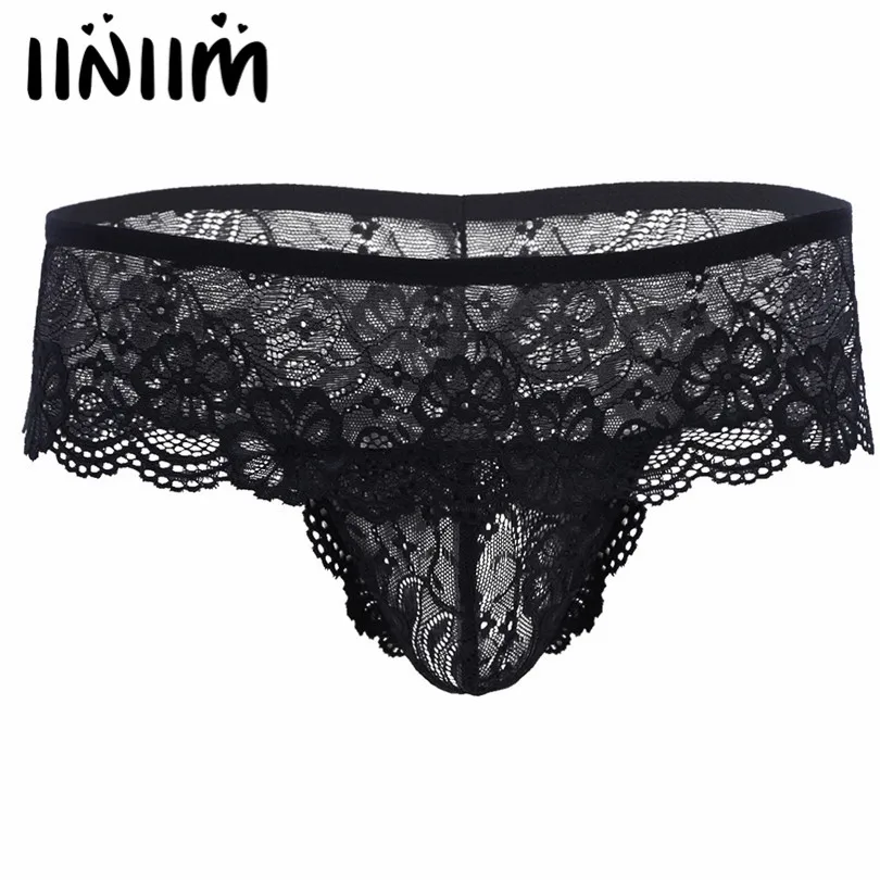 iiniim Sexy Mens Lingerie Panties Lacework Open Butt Bulge Pouch G-string Bikini Low-rise Gay Breathable Brief Underwear
iiniim Sexy Mens Lingerie Panties Lacework Open Butt Bulge Pouch G-string Bikini Low-rise Gay Breathable Brief Underwear