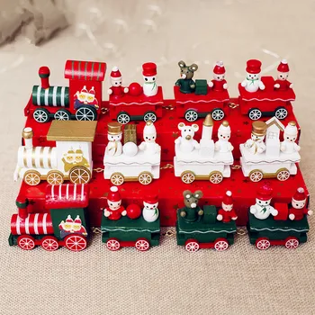 New Christmas train painted wood with Santa/bear Xmas kid toys gift ornament navidad Christmas Decoration for home new year gift
New Christmas train painted wood with Santa/bear Xmas kid toys gift ornament navidad Christmas Decoration for home new year gift
