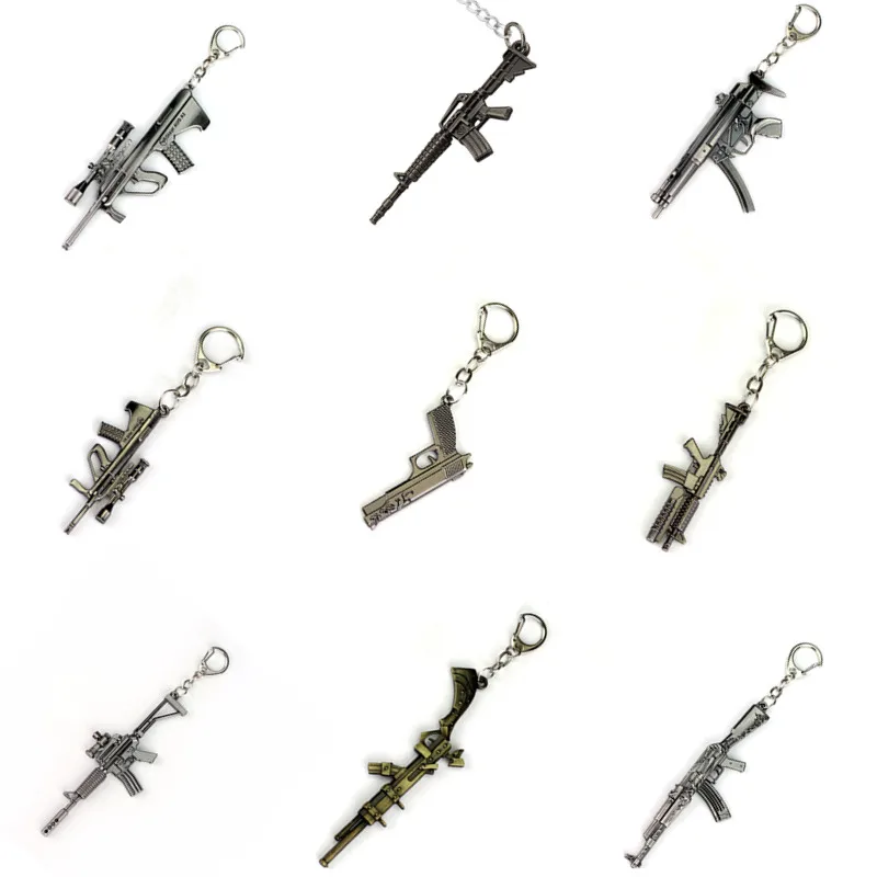 Hot Game Pendant CF Keyrings Pop Game Cross Fire Gun Shortgun Key Chains Weapon Model Metal Pendant AK47 Keychain Metal Key Ring
Hot Game Pendant CF Keyrings Pop Game Cross Fire Gun Shortgun Key Chains Weapon Model Metal Pendant AK47 Keychain Metal Key Ring