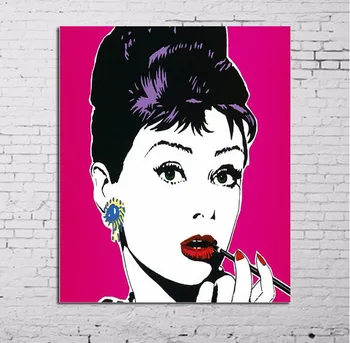 Audrey Hepburn Pop art style Oil Painting On Canvas hand painted Wall Art Decor Q-148
Audrey Hepburn Pop art style Oil Painting On Canvas hand painted Wall Art Decor Q-148