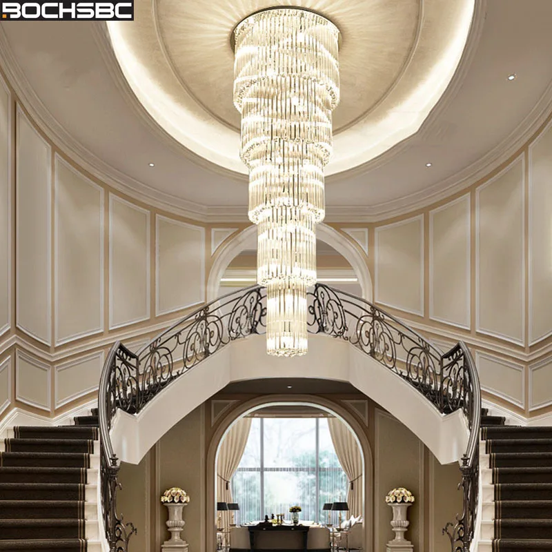 BOCHSBC Luxury Crystal Ceiling Chandeliers for Living Room Bedroom Aisle Stairs Lampara Art Deco Hanging Lamp Lighting Fixtures
BOCHSBC Luxury Crystal Ceiling Chandeliers for Living Room Bedroom Aisle Stairs Lampara Art Deco Hanging Lamp Lighting Fixtures