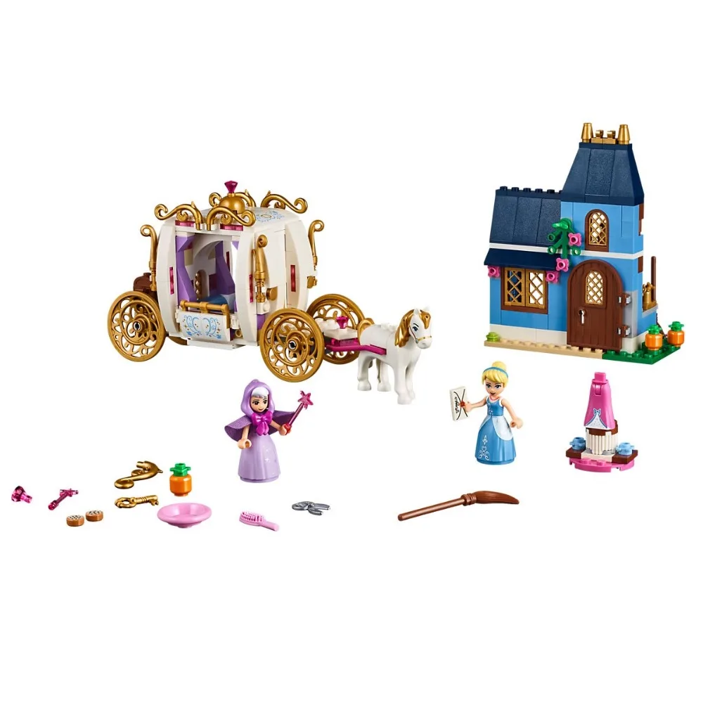 Compatible Legoe Disneys Princess 41146 Friends Model Building Blocks toys for children Bricks Cinderella's Enchanted Evening
Compatible Legoe Disneys Princess 41146 Friends Model Building Blocks toys for children Bricks Cinderella's Enchanted Evening