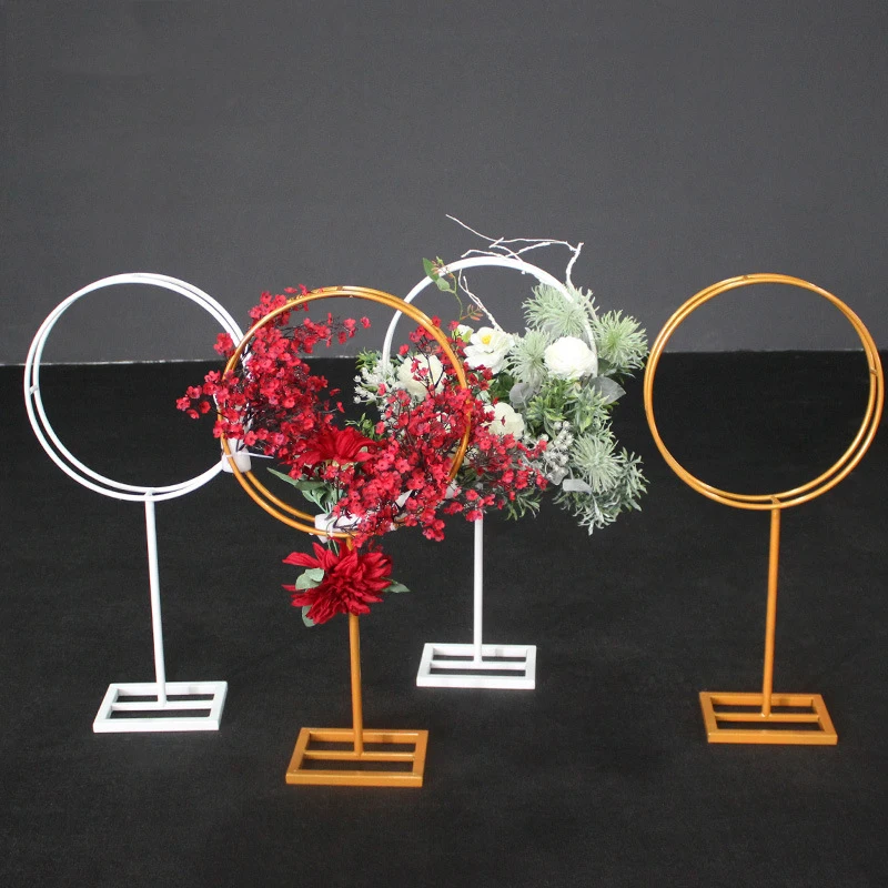Wrought Iron Ring Flower Stand Wedding T Taiwan Road Lead Metal Bracket Wedding Dessert Table Flower Arrangement Stage Dress
Wrought Iron Ring Flower Stand Wedding T Taiwan Road Lead Metal Bracket Wedding Dessert Table Flower Arrangement Stage Dress
