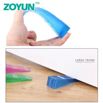 Zoyun Door Wedge Shaped Plastic Door Stops Non-Slip Door Buffers for Office Home Baby Safe Floor Door Stopper Silicon Doorstop
Zoyun Door Wedge Shaped Plastic Door Stops Non-Slip Door Buffers for Office Home Baby Safe Floor Door Stopper Silicon Doorstop