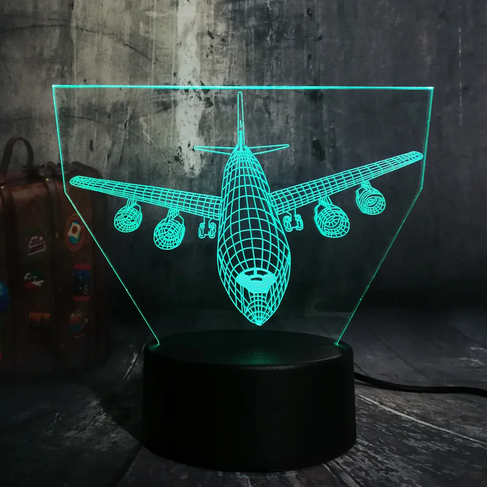NEW Amazing Remote Control 7 Color Change 3D LED Night Light Airplane Desk Lamp Friend Family Child Birthday Christmas Gift Lava
NEW Amazing Remote Control 7 Color Change 3D LED Night Light Airplane Desk Lamp Friend Family Child Birthday Christmas Gift Lava