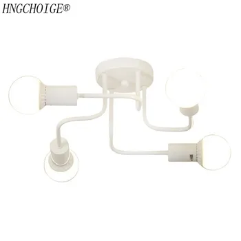 Retro 4-head Ceiling Light Loft Nordic Pipe Wrought Iron Lamp For Home Restaurant Cafe Bar Room 
Retro 4-head Ceiling Light Loft Nordic Pipe Wrought Iron Lamp For Home Restaurant Cafe Bar Room