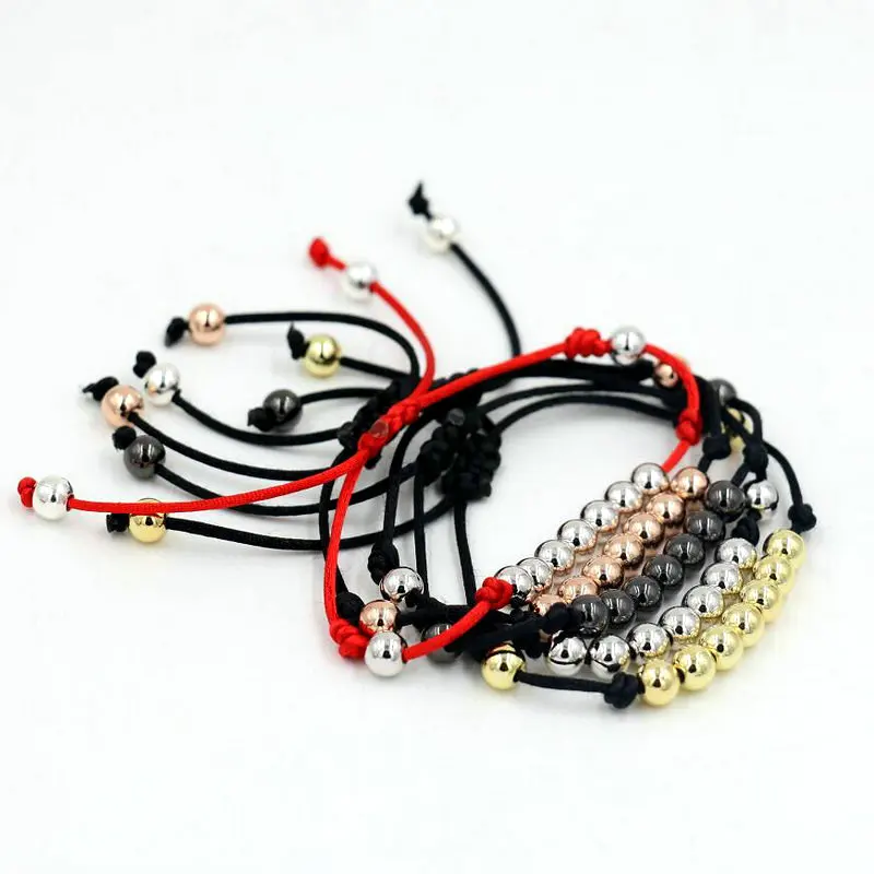BPPCCR 6mm Copper beads Lucky Red rope thread string braided macrame men women silver bracelets Reiki hombres Chakra pulseira
BPPCCR 6mm Copper beads Lucky Red rope thread string braided macrame men women silver bracelets Reiki hombres Chakra pulseira