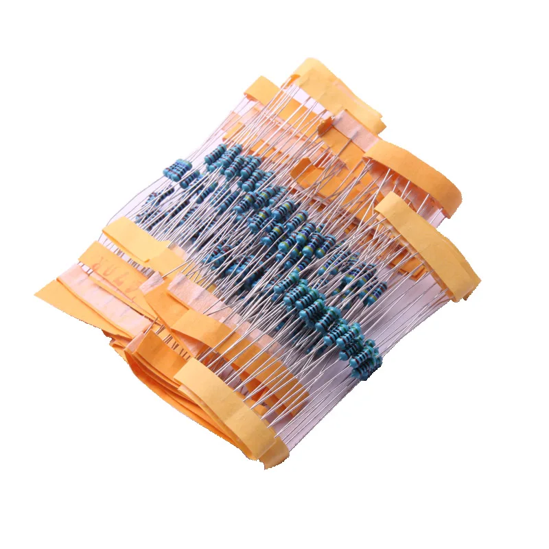 Glyduino 600PCS 10 - 1M Ohm 1/4w Resistance 1% Metal Film Resistor Resistance Assortment Kit Set 30 Kinds Each 20Pcs
Glyduino 600PCS 10 - 1M Ohm 1/4w Resistance 1% Metal Film Resistor Resistance Assortment Kit Set 30 Kinds Each 20Pcs