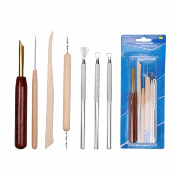 Ceramic Clay Tools, Pottery Carving Set Beginners Professional Art Crafts, Wood and Stainless Steel Pottery Clay Tools 7pcs/set
Ceramic Clay Tools, Pottery Carving Set Beginners Professional Art Crafts, Wood and Stainless Steel Pottery Clay Tools 7pcs/set