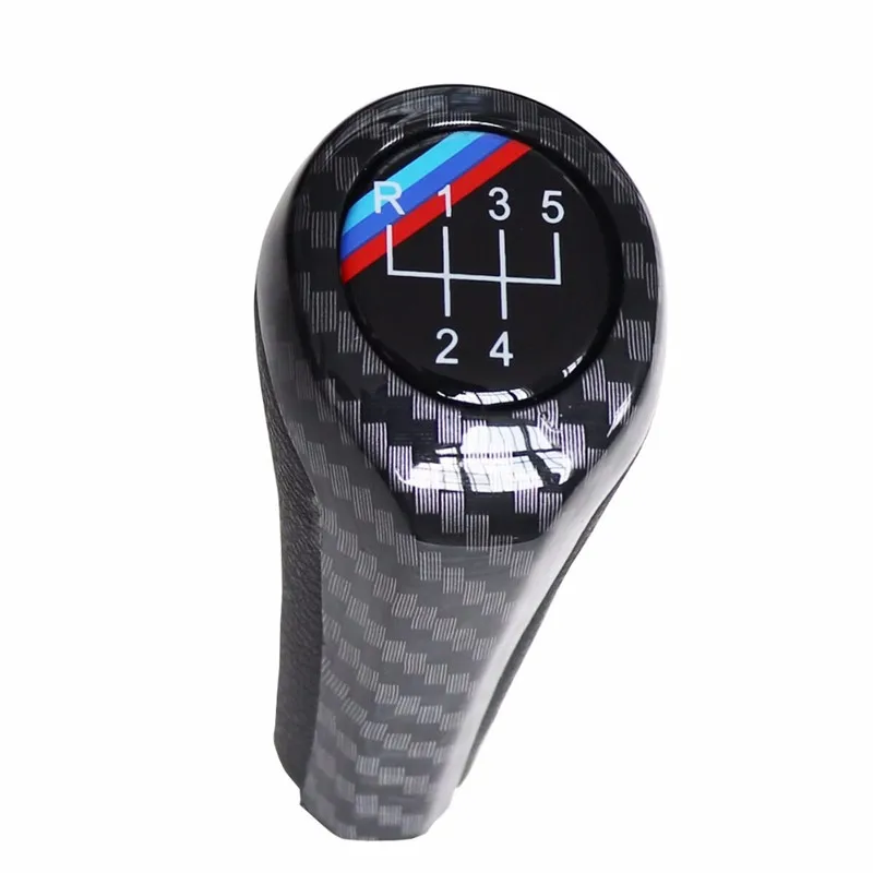 Carbon-Fiber-5-6-Speed-M-Colored-Gear-Shift-Knob-for-BMW-1-3-5-6