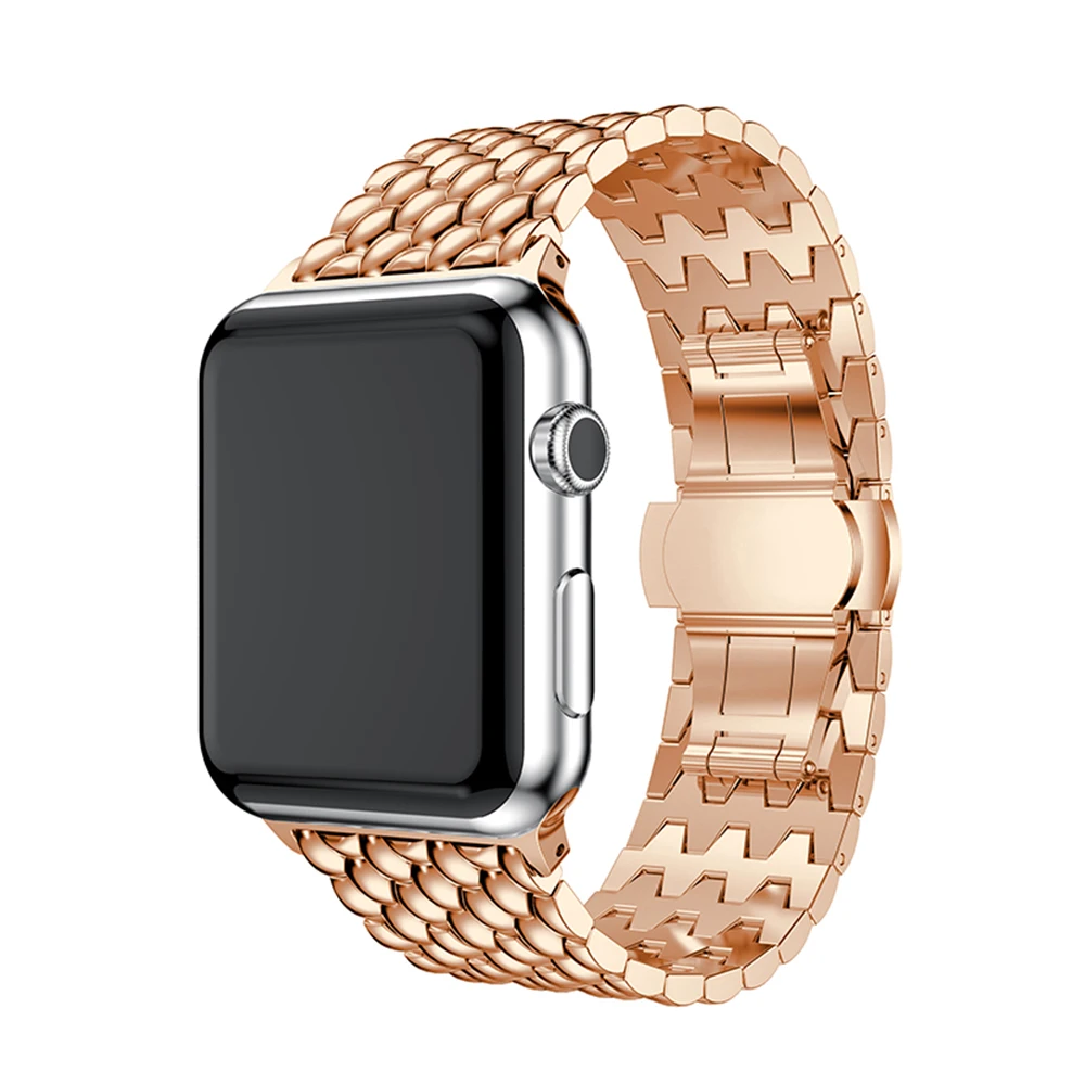 Stainless Steel Butterfly Band For Apple Watch Strap 38mm 40mm 42mm 44mm Series 1 2 3 4 Bracelet Water Droplets Style Wristband
Stainless Steel Butterfly Band For Apple Watch Strap 38mm 40mm 42mm 44mm Series 1 2 3 4 Bracelet Water Droplets Style Wristband
