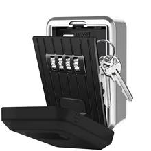 Key Lock Box with 4-Digit Combination Lock Box for House Key Wall Mounted Weatherproof Resettable Code Key Lock Box
Key Lock Box with 4-Digit Combination Lock Box for House Key Wall Mounted Weatherproof Resettable Code Key Lock Box