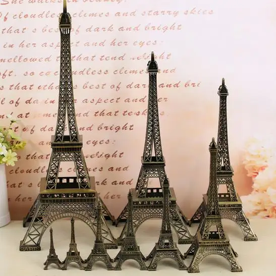 5cm 8cm 10cm 13cm 15cm 18cm 30cm Height Bronze Color Paris Eiffel Tower Nice Gifts for Home Decoration
5cm 8cm 10cm 13cm 15cm 18cm 30cm Height Bronze Color Paris Eiffel Tower Nice Gifts for Home Decoration