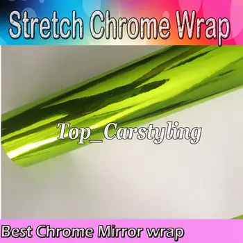 Stretchable Chrome lemon Car Wrap foil PROTWRAPS Film High Flexible chrome gloss vinyl air bubble free 1.52*20M/Roll 5X66ft
Stretchable Chrome lemon Car Wrap foil PROTWRAPS Film High Flexible chrome gloss vinyl air bubble free 1.52*20M/Roll 5X66ft