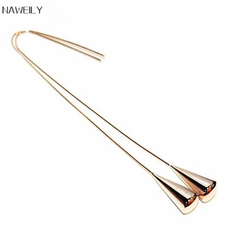 Statement Gold Metal Long Earrings Brincos For Women Bijoux Fashion Jewelry Accessories Gift NWL1332
Statement Gold Metal Long Earrings Brincos For Women Bijoux Fashion Jewelry Accessories Gift NWL1332