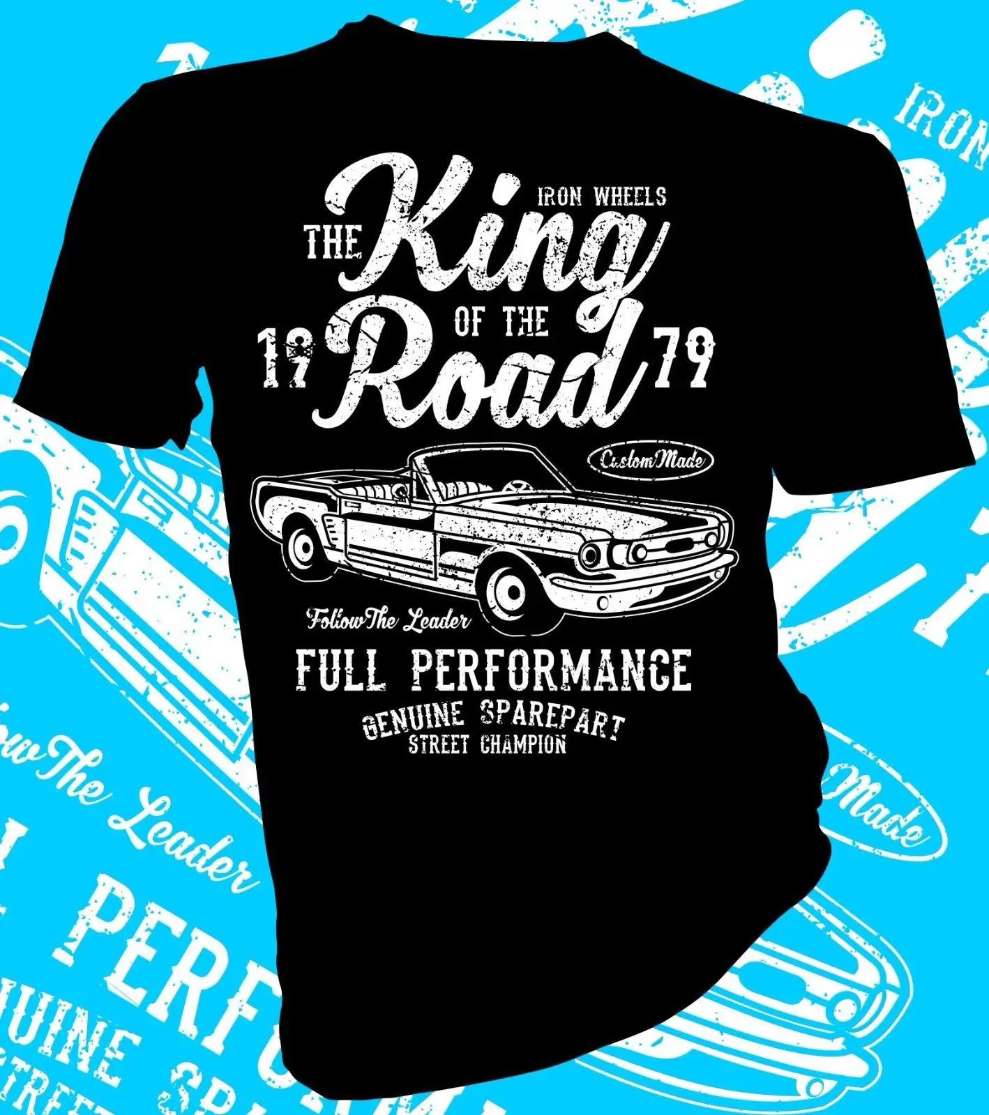 2019 New Fashion Men Tee Shirt The King of The Road 1979 Car, American Muscle Car Mustang Adult Unisex & Female T-Shirt
2019 New Fashion Men Tee Shirt The King of The Road 1979 Car, American Muscle Car Mustang Adult Unisex & Female T-Shirt