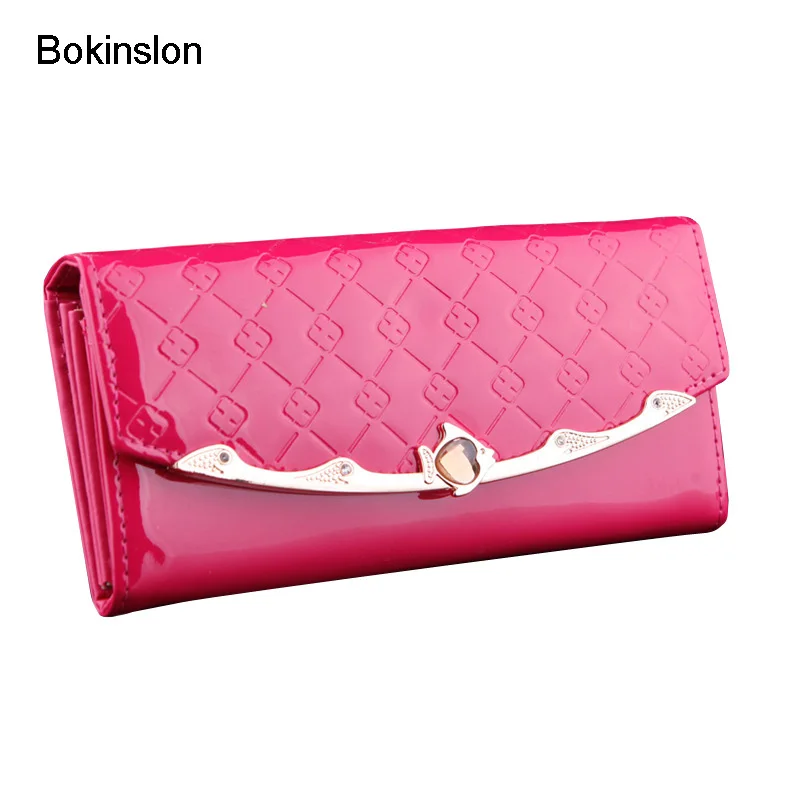 Bokinslon Women's Wallet Fashion Patent Leather Case Grain Designer Wallet For Woman Casual All-Match Famous Brand Women Wallet
Bokinslon Women's Wallet Fashion Patent Leather Case Grain Designer Wallet For Woman Casual All-Match Famous Brand Women Wallet