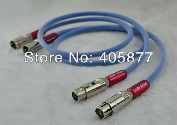 audio G5 Silver-plated XLR interconnect cable with Pailiccs XLR plug cable pair 1.5m
audio G5 Silver-plated XLR interconnect cable with Pailiccs XLR plug cable pair 1.5m
