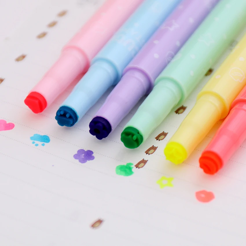 1PC Candy Color Seal Pen Tip Highlighter Cloud, Flower, Red Lip, Star, Heart Seal Highlighter Drawing Marker Children Gift
1PC Candy Color Seal Pen Tip Highlighter Cloud, Flower, Red Lip, Star, Heart Seal Highlighter Drawing Marker Children Gift