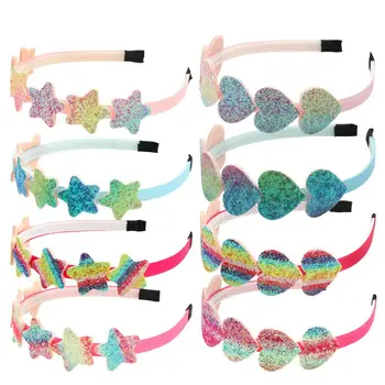 12pcs Fashion Cute Gradient Rainbow Color Star Hair Sticks Glitter Heart Hairband Princess Party Headwear Girls Hair Accessories
12pcs Fashion Cute Gradient Rainbow Color Star Hair Sticks Glitter Heart Hairband Princess Party Headwear Girls Hair Accessories