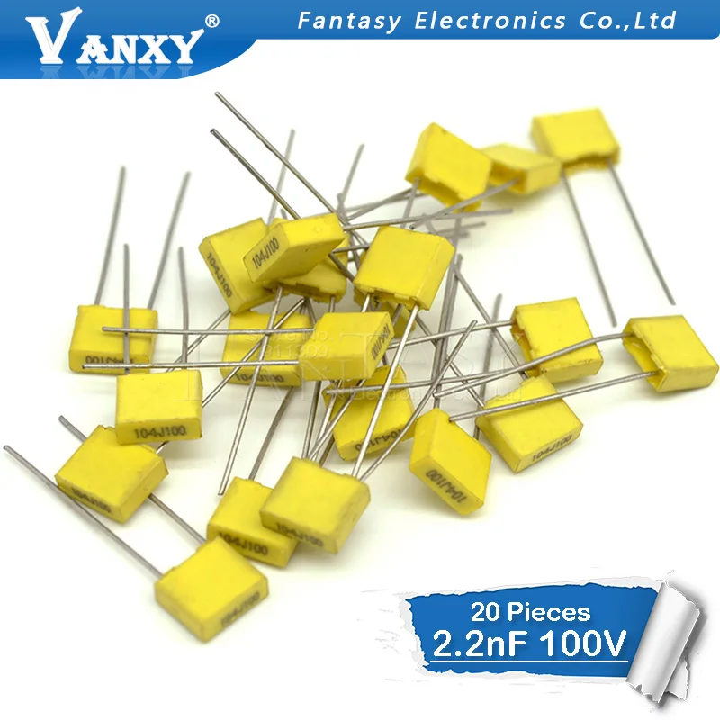 20PCS Correction capacitor 2.2nF 222J 100V 5mm Polypropylene Safety Plastic Film Capacitor New original free shipping
20PCS Correction capacitor 2.2nF 222J 100V 5mm Polypropylene Safety Plastic Film Capacitor New original free shipping