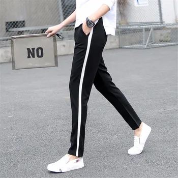 2020 Autumn And Winter Women Casual Sweatpants black White Striped Printed Side Pant Ladies Loose Trousers Joggers Sweat Pants S
2020 Autumn And Winter Women Casual Sweatpants black White Striped Printed Side Pant Ladies Loose Trousers Joggers Sweat Pants S