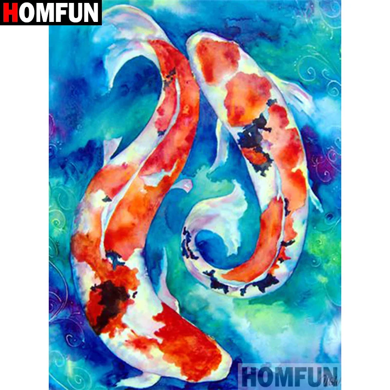 HOMFUN Full Square/Round Drill 5D DIY Diamond Painting "Animal fish" 3D Diamond Embroidery Cross Stitch Home Decor A20221
HOMFUN Full Square/Round Drill 5D DIY Diamond Painting "Animal fish" 3D Diamond Embroidery Cross Stitch Home Decor A20221