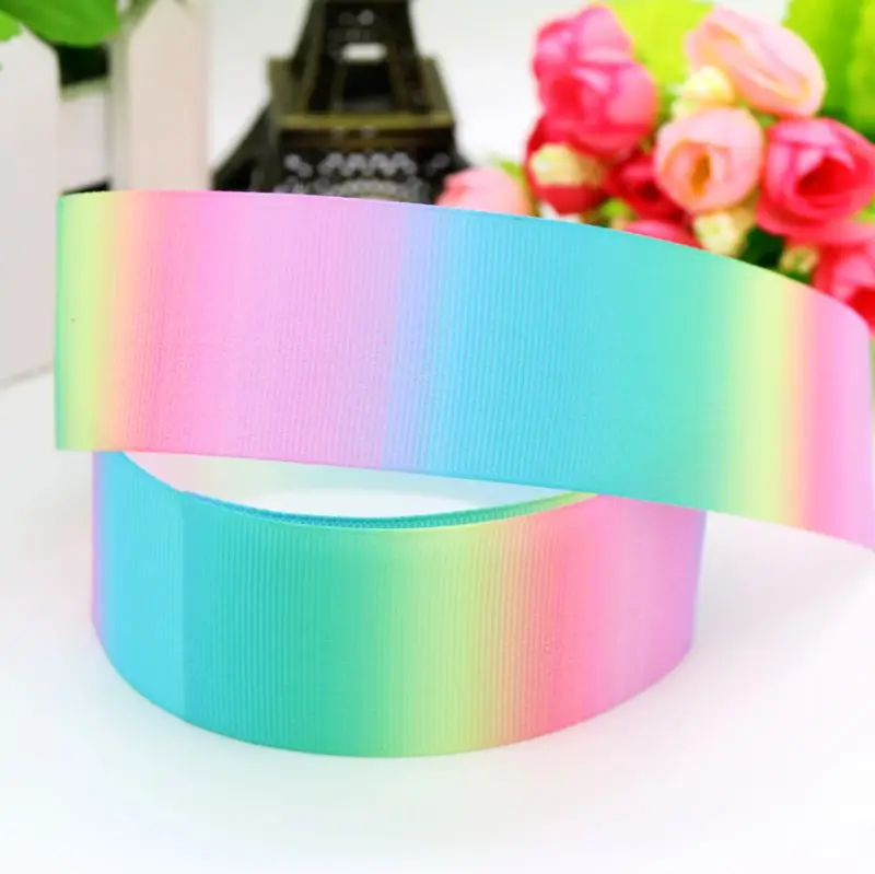 1.5'' Free shipping gradient color rainbow printed grosgrain ribbon hairbow headwear party decoration diy wholesale 38mm S506
1.5'' Free shipping gradient color rainbow printed grosgrain ribbon hairbow headwear party decoration diy wholesale 38mm S506