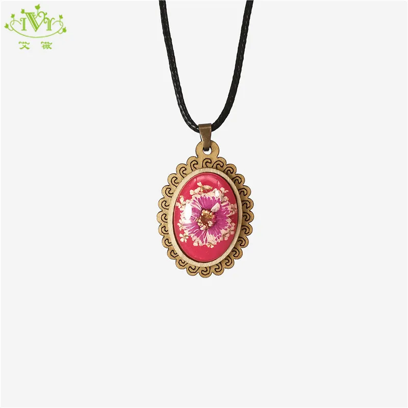 Original Handmade Shiny Rose Red Necklace Pendants Retro Crystal Natural Boho Dried Flowers Long Necklace Women Jewelry Trinket
Original Handmade Shiny Rose Red Necklace Pendants Retro Crystal Natural Boho Dried Flowers Long Necklace Women Jewelry Trinket
