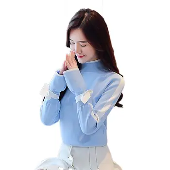 2018 Autumn Winter Patchwort Sweater Long Sleeve Knitted Jumper Sweaters Women Pullover Basic Slim Casual Knitting Sweater X65
2018 Autumn Winter Patchwort Sweater Long Sleeve Knitted Jumper Sweaters Women Pullover Basic Slim Casual Knitting Sweater X65