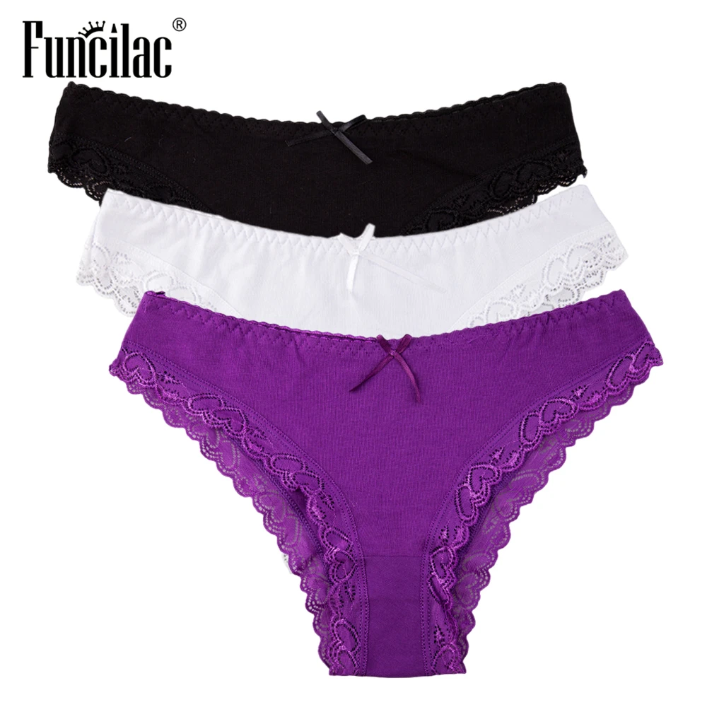Cotton Panties Underwear Women Sexy Lace Underpants Briefs set Female Intimates Plus Size Lingerie M-XXL 3 Pcs/lot
Cotton Panties Underwear Women Sexy Lace Underpants Briefs set Female Intimates Plus Size Lingerie M-XXL 3 Pcs/lot