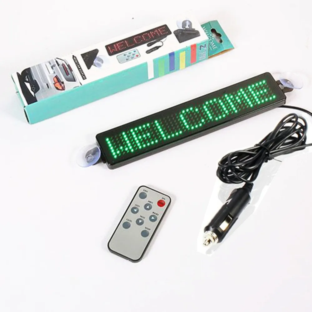 9inch 23cm 12v LED Car Sign Remote Control for Uber Custom English text display board scrolling information LED screen light
9inch 23cm 12v LED Car Sign Remote Control for Uber Custom English text display board scrolling information LED screen light