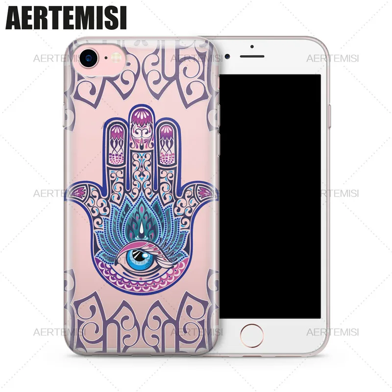 Aertemisi Transparent Crystal Clear Soft TPU Case Cover for iPhone 5 5s SE 6 6s 7 Plus Hamsa Hand of Fatima
Aertemisi Transparent Crystal Clear Soft TPU Case Cover for iPhone 5 5s SE 6 6s 7 Plus Hamsa Hand of Fatima