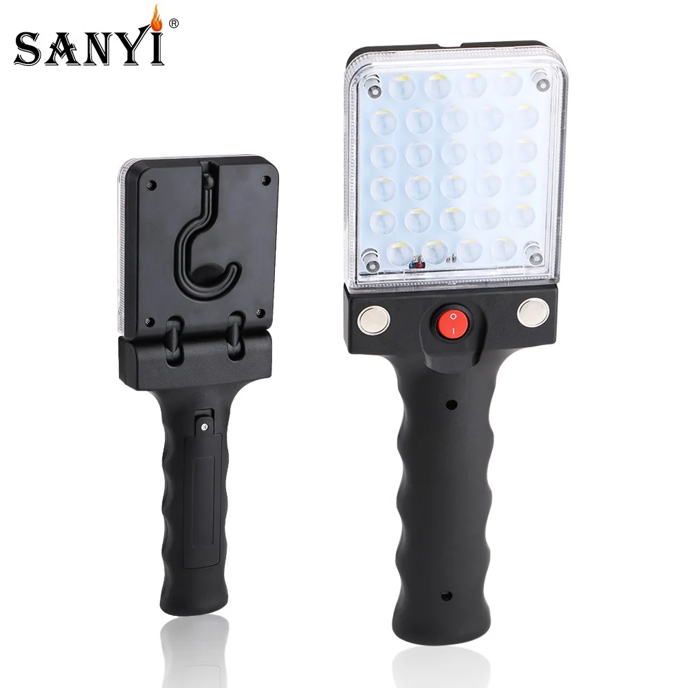 Sanyi Portable Work Flashlight USB Rechargeable Magnetic Inspection Torch Hook Lamp For Car Repairing Camping Built-in Battery
Sanyi Portable Work Flashlight USB Rechargeable Magnetic Inspection Torch Hook Lamp For Car Repairing Camping Built-in Battery