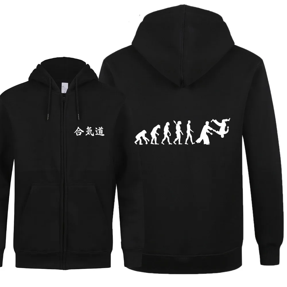 New Autumn Aikido Hoodies Men Print Slim Man Zipper Fleece Hoodies Long Sleeve Evolution Aikido Sweatshirt Men Clothing
New Autumn Aikido Hoodies Men Print Slim Man Zipper Fleece Hoodies Long Sleeve Evolution Aikido Sweatshirt Men Clothing