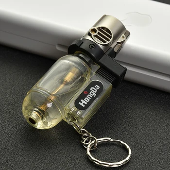 Portable Spray Gun Jet Lighter Torch Turbo Lighter Key Ring Nozzles Windproof Cigar Pipe Butane Gas Lighter For Outdoor 1300 C
Portable Spray Gun Jet Lighter Torch Turbo Lighter Key Ring Nozzles Windproof Cigar Pipe Butane Gas Lighter For Outdoor 1300 C