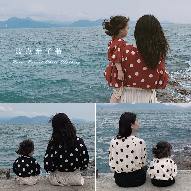 Summer Parents Children Clothing 2019 New Mother and Daughter Fashion Short Sleeve Dot Blouses Tops Baby Cotton T Shirt Clothes
Summer Parents Children Clothing 2019 New Mother and Daughter Fashion Short Sleeve Dot Blouses Tops Baby Cotton T Shirt Clothes