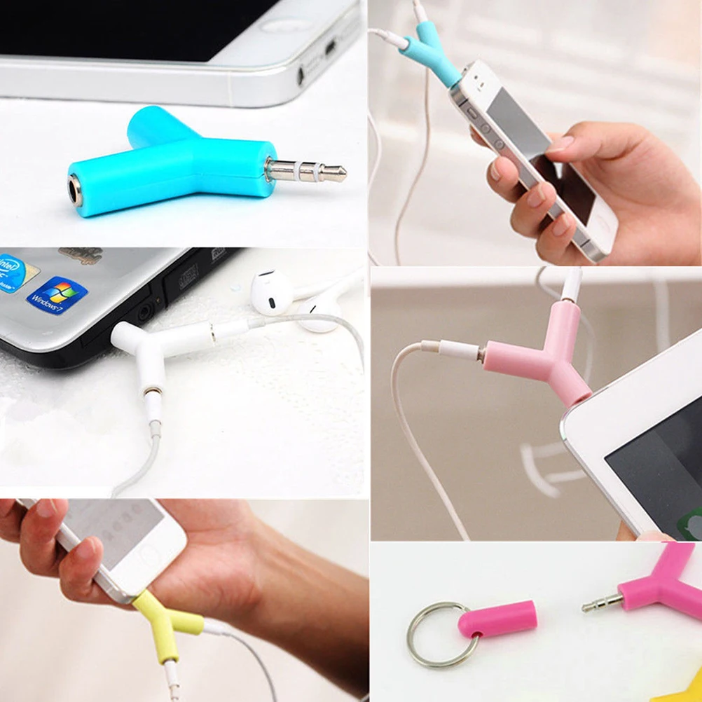 New 3.5mm Y Shape De Fone De Ouvido Splitter Male To Dual Female Stereo Audio Headphones Splitter Earphone Music Share
New 3.5mm Y Shape De Fone De Ouvido Splitter Male To Dual Female Stereo Audio Headphones Splitter Earphone Music Share