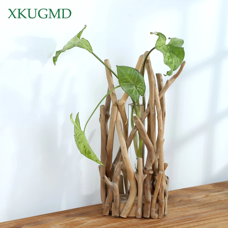 1 Set Glass Vase Tube Shape Clear Flower Bottle with Wooden Shelf Wood Stand Hydroponic Glass Container Home Decor Flower Pot
1 Set Glass Vase Tube Shape Clear Flower Bottle with Wooden Shelf Wood Stand Hydroponic Glass Container Home Decor Flower Pot
