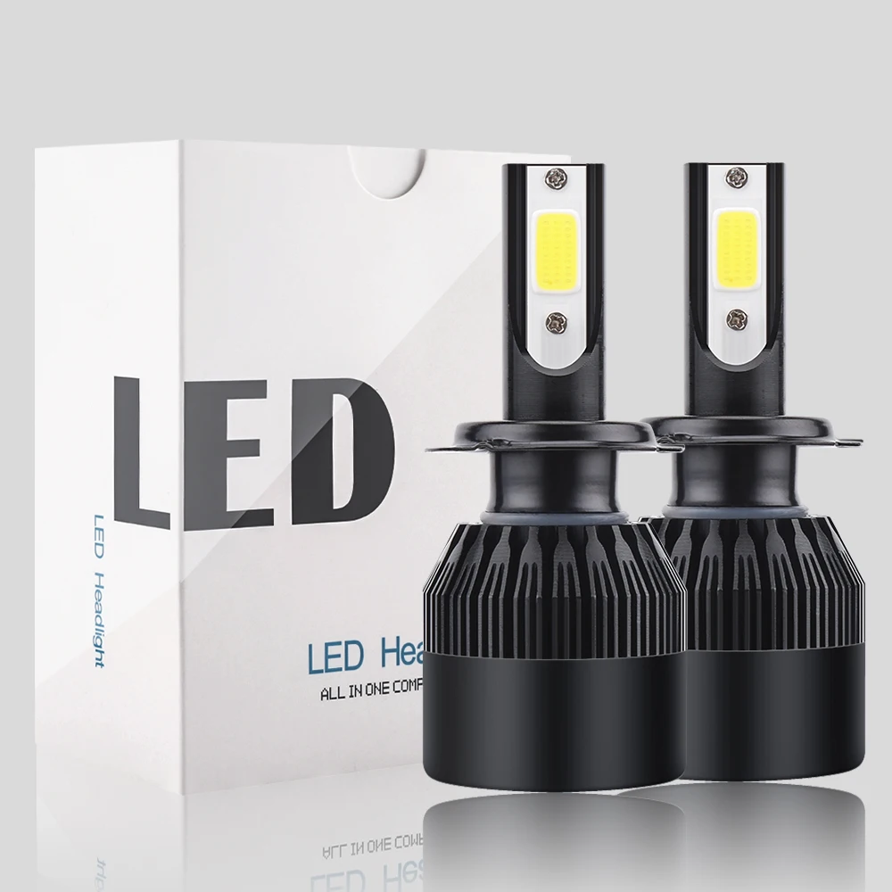 2 pcs Car Led Headlight Bulbs Lamp H4 H7 H11 72W/pair H8 HB4 H1 HB3 Auto Car High Low Beam 6000K 12V Head Light C6 16000Lm
2 pcs Car Led Headlight Bulbs Lamp H4 H7 H11 72W/pair H8 HB4 H1 HB3 Auto Car High Low Beam 6000K 12V Head Light C6 16000Lm