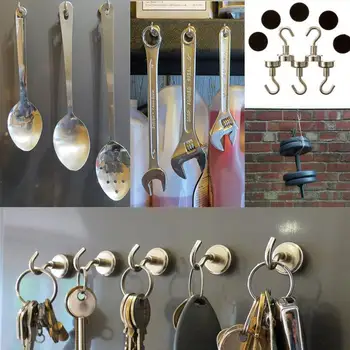 5PCS Strongman Magnets Powerful Neodymium Heavy Duty Magnetic Hooks Kitchen wall hanger #TX
5PCS Strongman Magnets Powerful Neodymium Heavy Duty Magnetic Hooks Kitchen wall hanger #TX