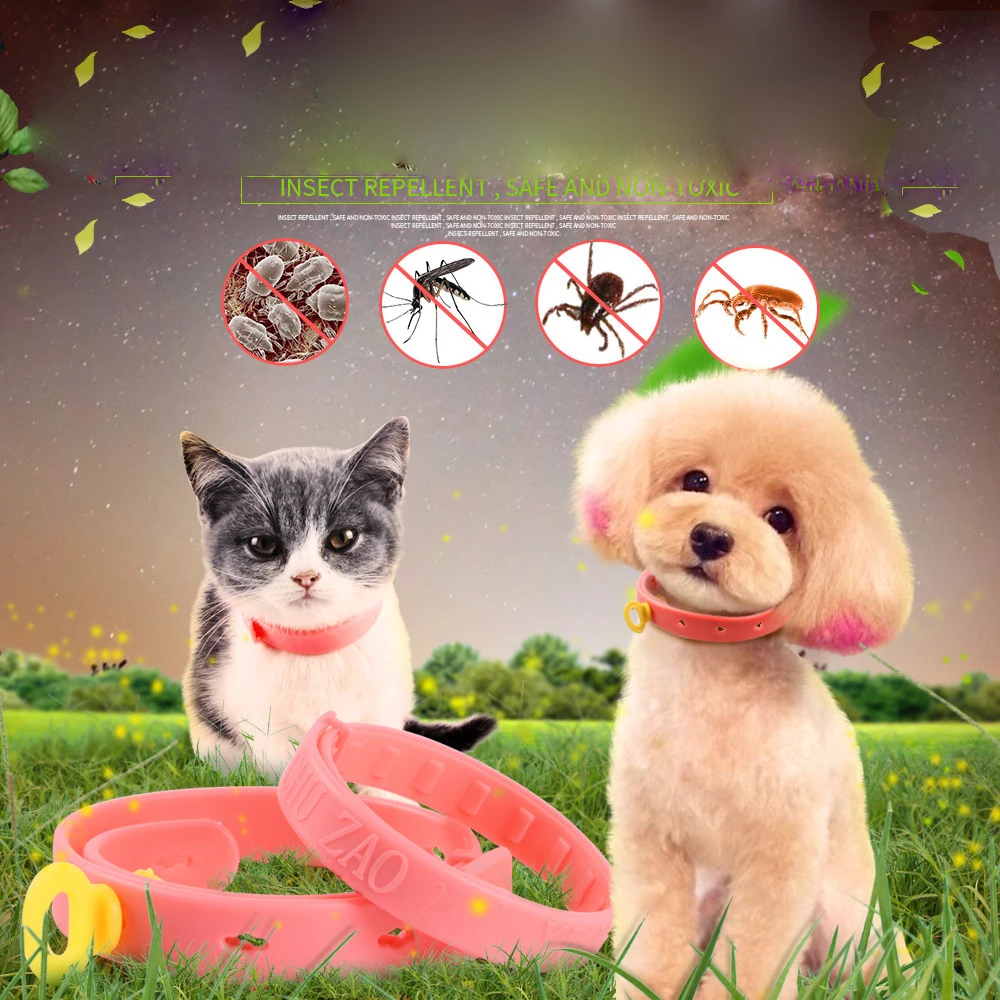 Cat Dog Collar Anti Flea Ticks Mosquitoes Pest Repellent Outdoor Protective Adjustable Repellent Collars
Cat Dog Collar Anti Flea Ticks Mosquitoes Pest Repellent Outdoor Protective Adjustable Repellent Collars