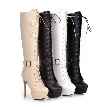 2017 Botas Mujer Big Size 34-43brand Design Patch Color Over The Knee Boots Thick Sole Platform Slim Long Winter Autumn Q2
2017 Botas Mujer Big Size 34-43brand Design Patch Color Over The Knee Boots Thick Sole Platform Slim Long Winter Autumn Q2