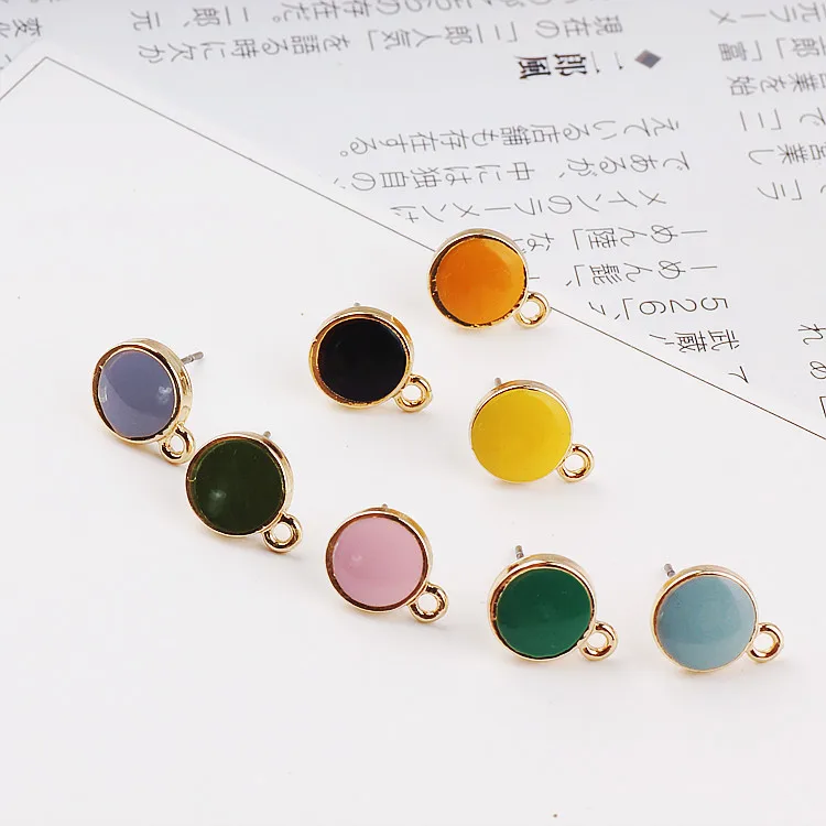 Ritoule DIY handmade jewelry accessories fashion simple small fresh alloy anti allergy earrings earrings
Ritoule DIY handmade jewelry accessories fashion simple small fresh alloy anti allergy earrings earrings
