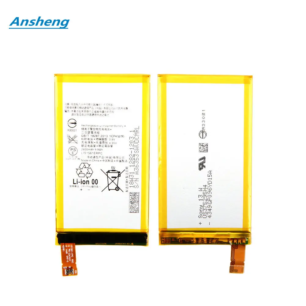Высококачественный аккумулятор 2600 мАч LIS1561ERPC для смартфона Sony Xperia Z3 Compact Z3C Mini Z3 Mini D5803 D5833
Высококачественный аккумулятор 2600 мАч LIS1561ERPC для смартфона Sony Xperia Z3 Compact Z3C Mini Z3 Mini D5803 D5833